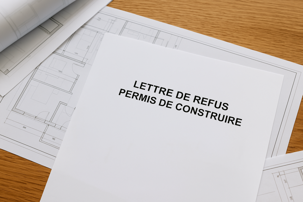 Lettre refus permis de construire